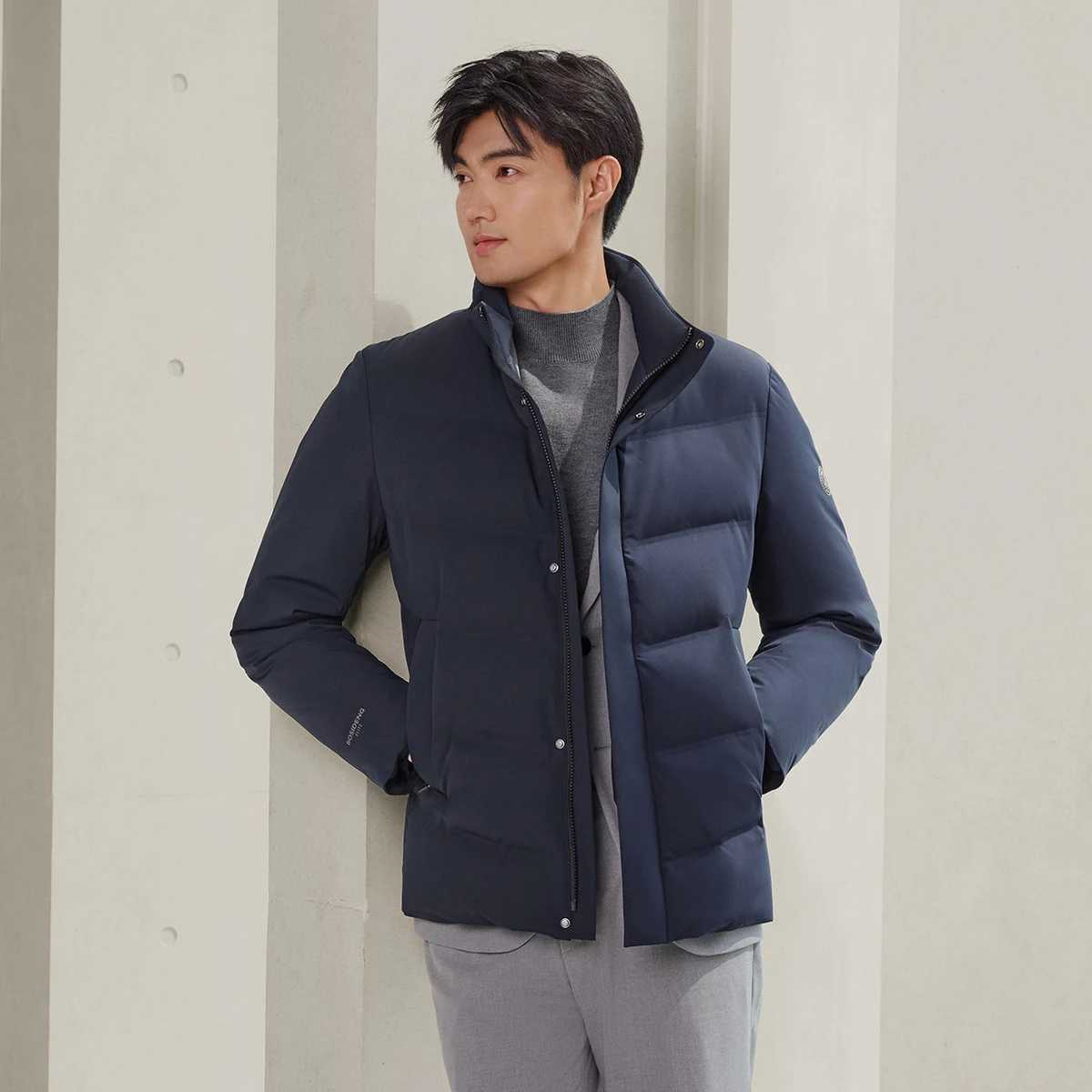 90% down jacket for men by BOSIDENG Winter Jacket Duck Down Jacket thick warm outerwear Puffer Jacket W250722