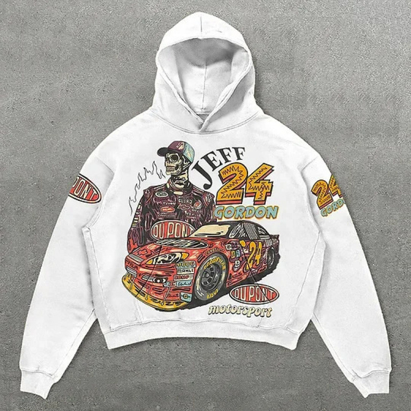 Free Shipping Designer Brand Comfortable Autumn Clothes Digital Printing Casual Loose Hooded Mens and Womens Sweatshirt