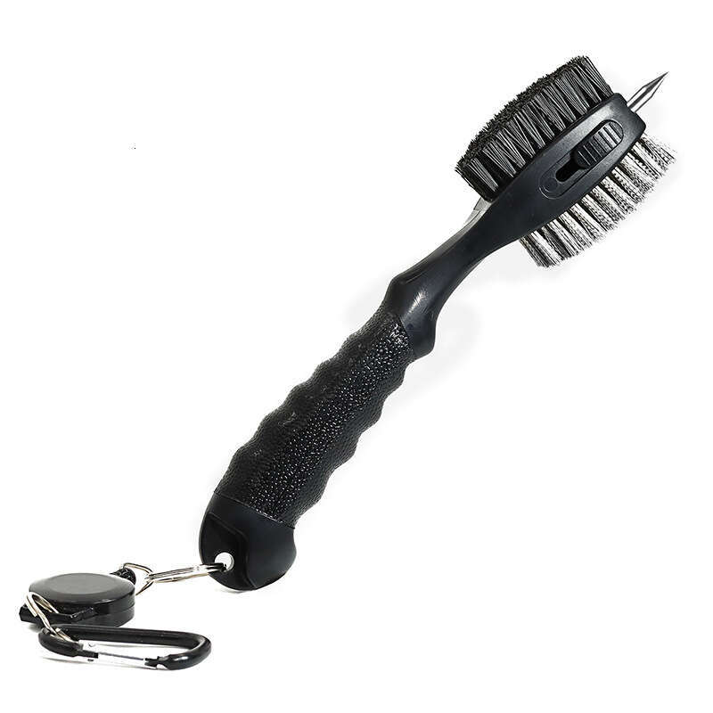 Push Golf Stainless Steel Brush Extra Large Soft Rubber Handle Groove Cleaner