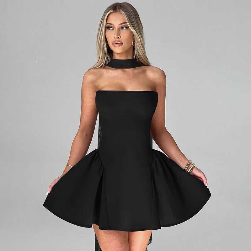 Avrilyaan Off Shoulder Backless Sexy A-line Dress Women 2025 Ele Party Dress Strapless Bodycon Mini Summer Dress Vestidos XJ250722