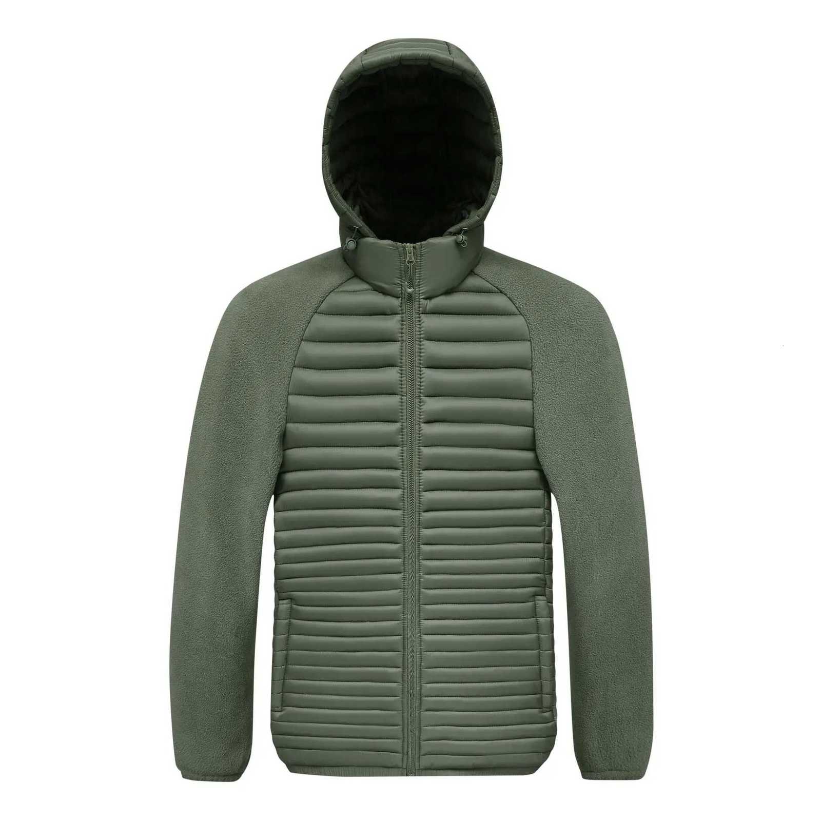 8XL size 2025 new solid color coat with detachable hooded cotton-padded jacket winter cotton-padded jacket for men W250722