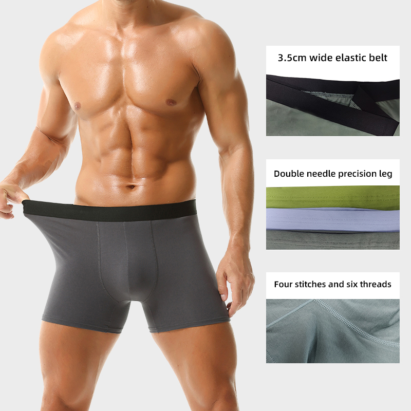 New men's summer underpants, men's spring and summer bestsellers wholesale pure cotton men's four-corner underpants KJ2015