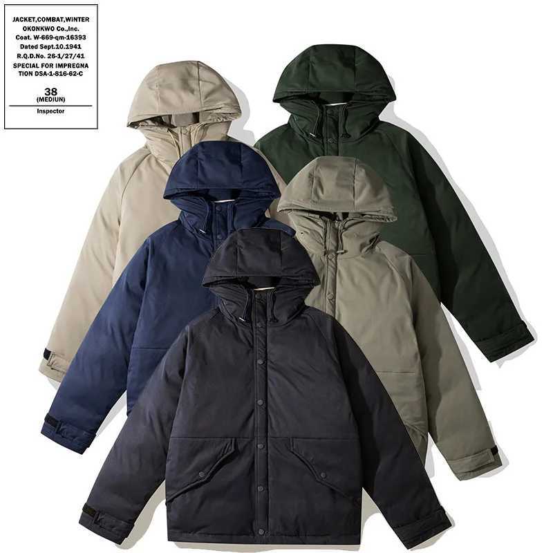 PARKA Mountain Outdoor Hooded Down Jacket Parka Cold and Snow Duck Down Jacket W250722