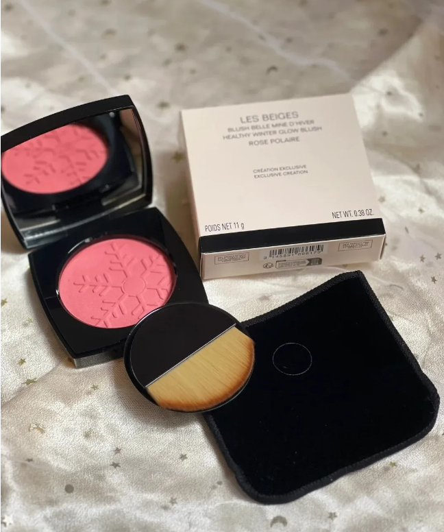 3 colors Snowflake Blush Powder Matte Face Blush Blendable Formula Long Lasting Moisturizing Waterproof Light