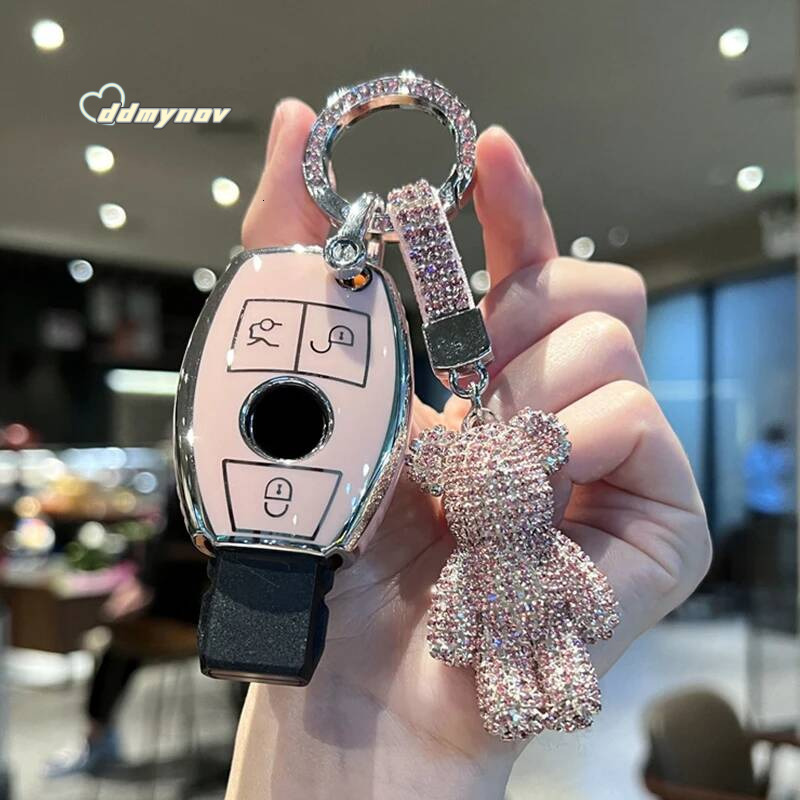 New TPU Car Remote Key Case Cover Shell Fob For Mercedes Benz A C E S G Class GLC CLE CLA GLB GLS W177 W205 W213 W222 X167 AMG ddmynov