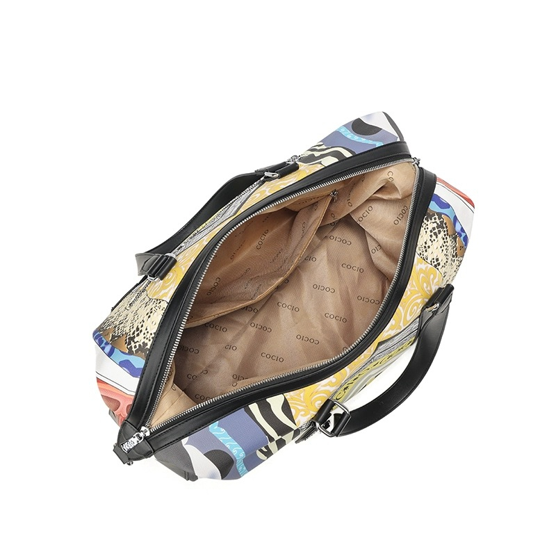 COCIO designer Shoulder Bags Large capacity travel bag Bohemian versatile national style leather handbag