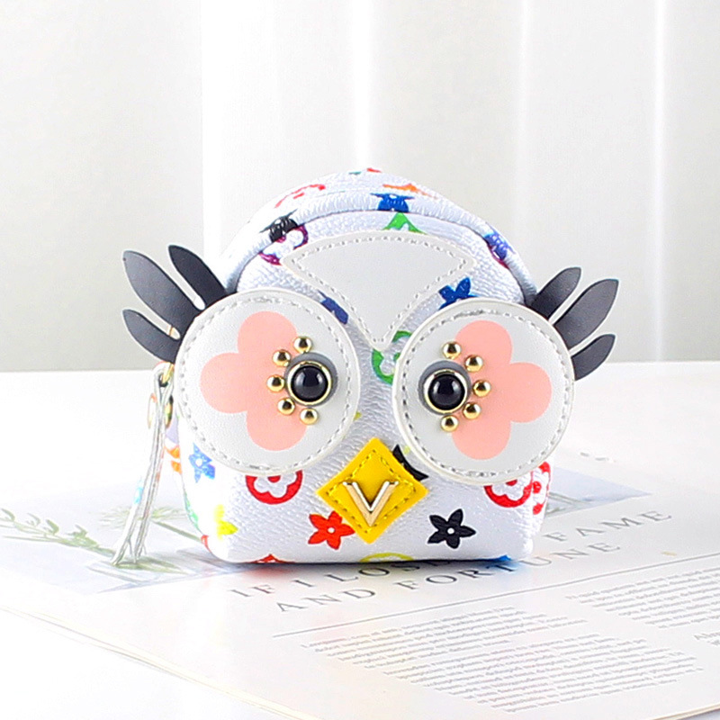 Bag Charms Mini Backpack Keychain Coin Purse - Korean Kawaii Zipper Wallet for Girls, Tiny Cute Bag Charm