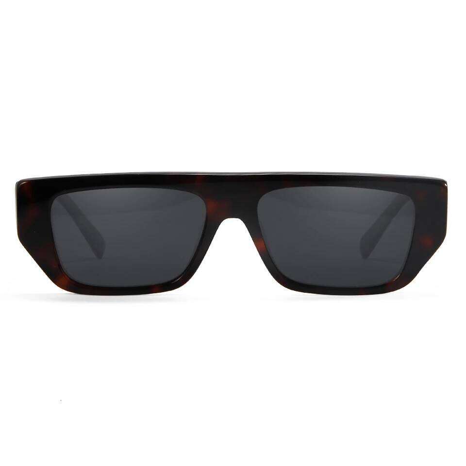 Acetate Frame Rectangle Women'S Sunglasses Polarized For Men Full Rim Women Trendy Retro 90S Square Sun Glasses Uv400 Protection