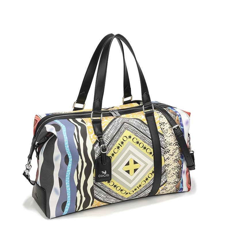 COCIO designer Shoulder Bags Large capacity travel bag Bohemian versatile national style leather handbag