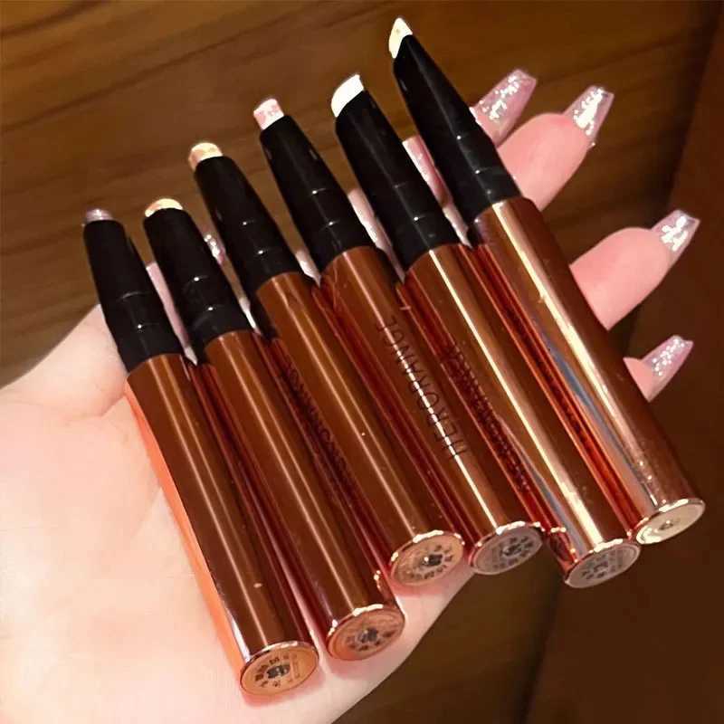 Sparkling Diamond Glitter Eyeshadow Pencil Makeup Long Lasting Shiny Eyeshadow Stick Silkworm Champagne Gold Eyes Highlight Pen W250722