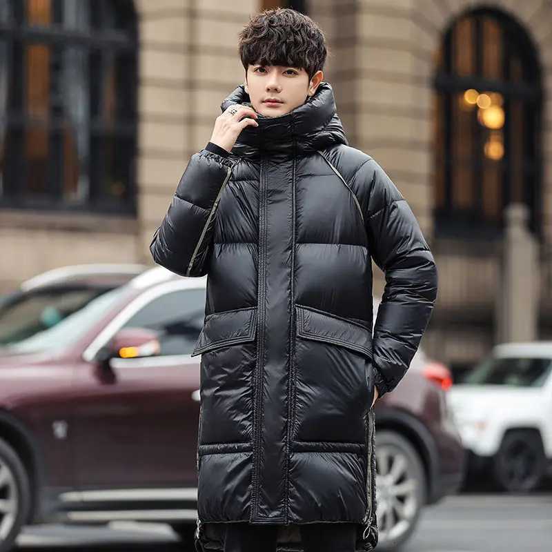 Down Jacket For Men Winter 2024 Luxury Brand Fluffy Jacket Youth Student Puffer Coat Women With Hood Clothing Men Down Coat Long W250722
