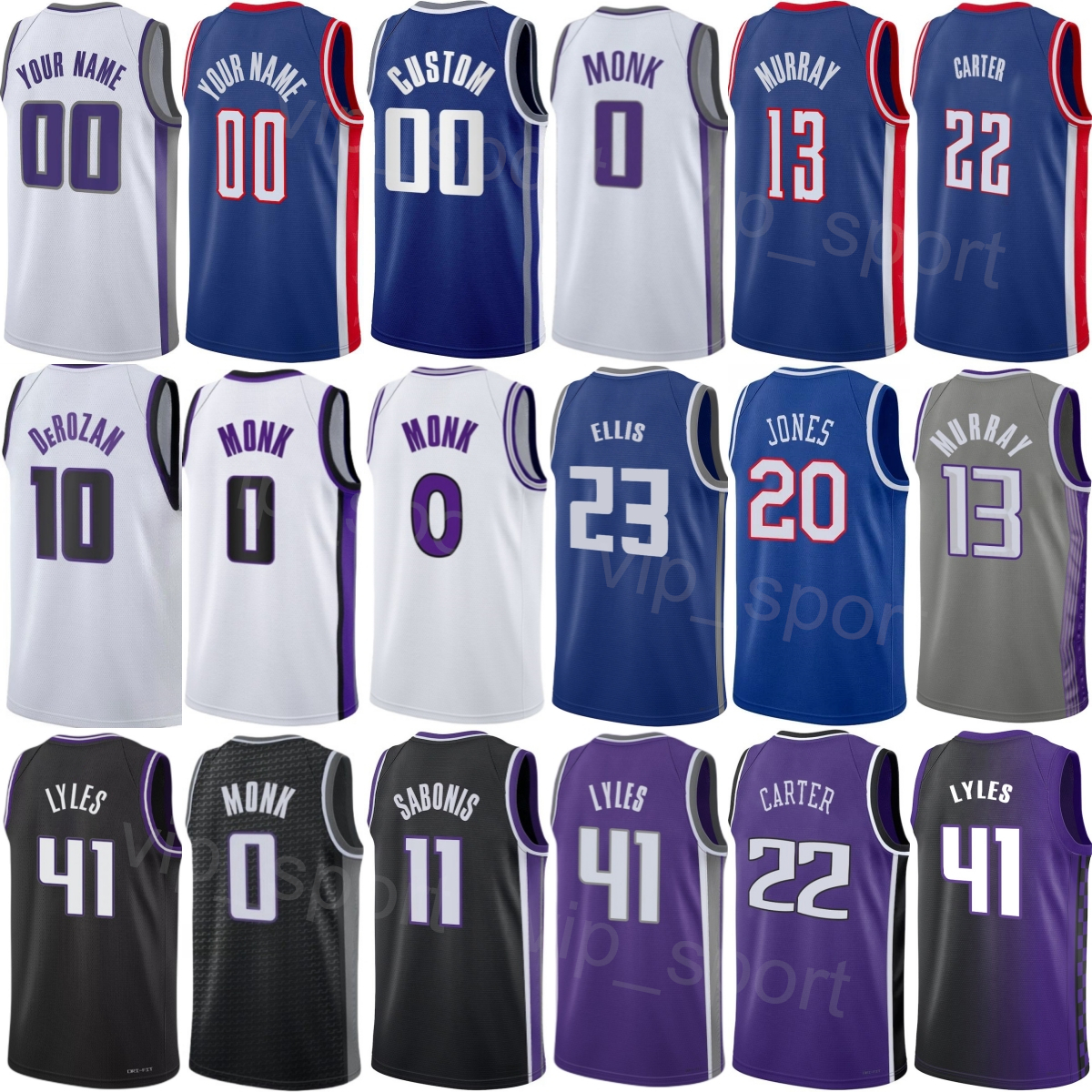 Print Man Basketball Drew Eubanks Jerseys 15 Zach LaVine 8 DeMar DeRozan 10 Domantas Sabonis 11 Nique Clifford 5 Dario Saric 9 Dennis Schroder 17 Kid Women 2025 2026