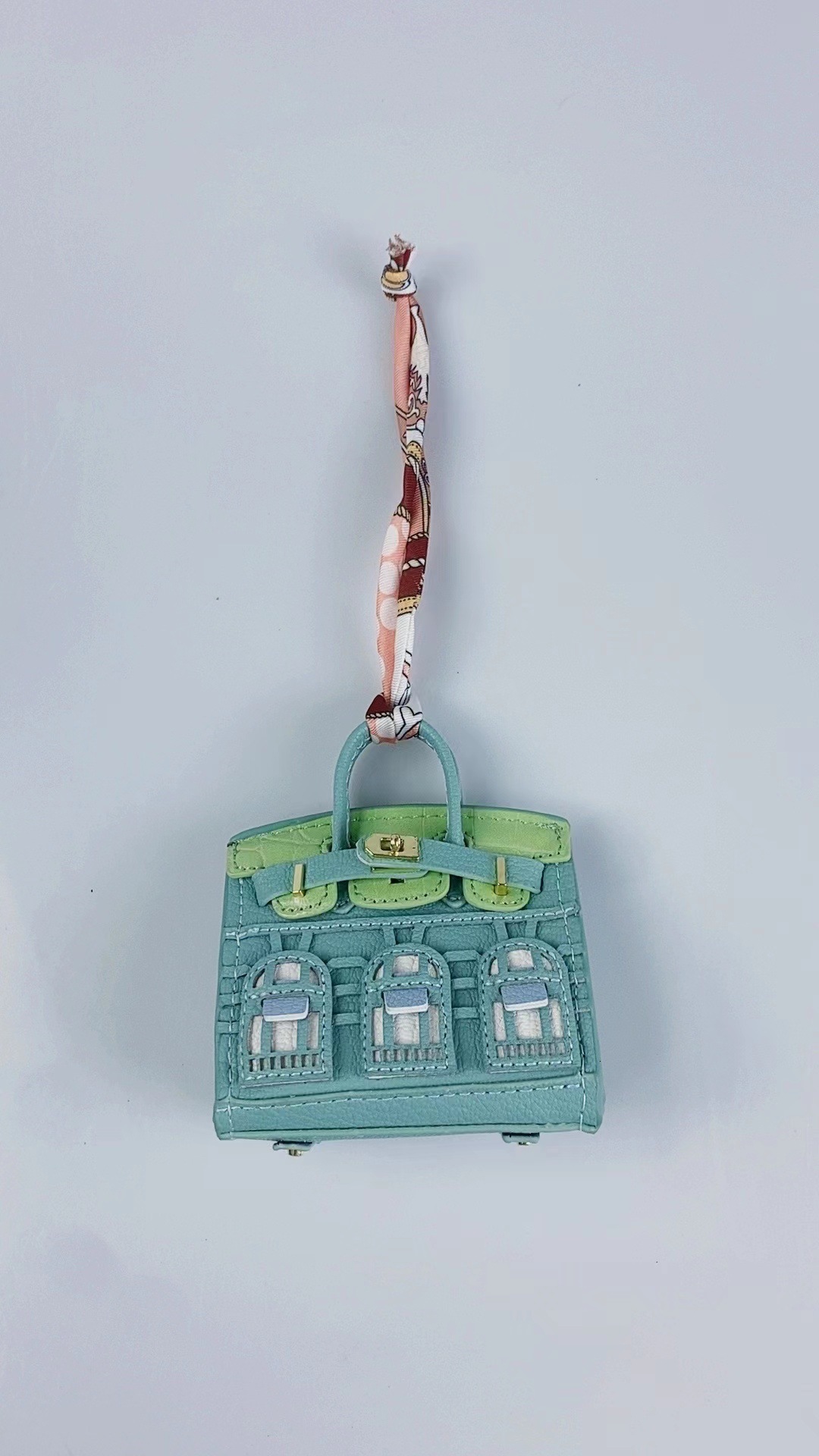 Mini bag small house decoration cute and creative small window car key keychain decoration headphone bag red envelope 250722