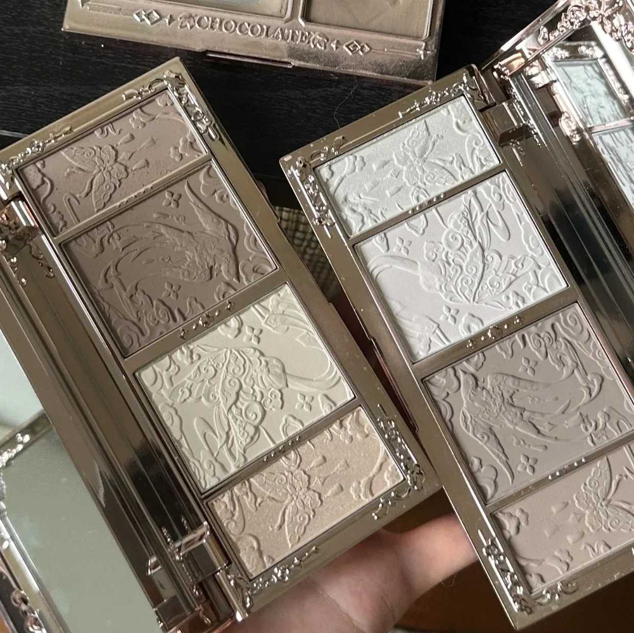 Butterfly Cloud Shoulder Series Embossed Highlight Palette Brighten Three-dimensional Contour Palette W250722