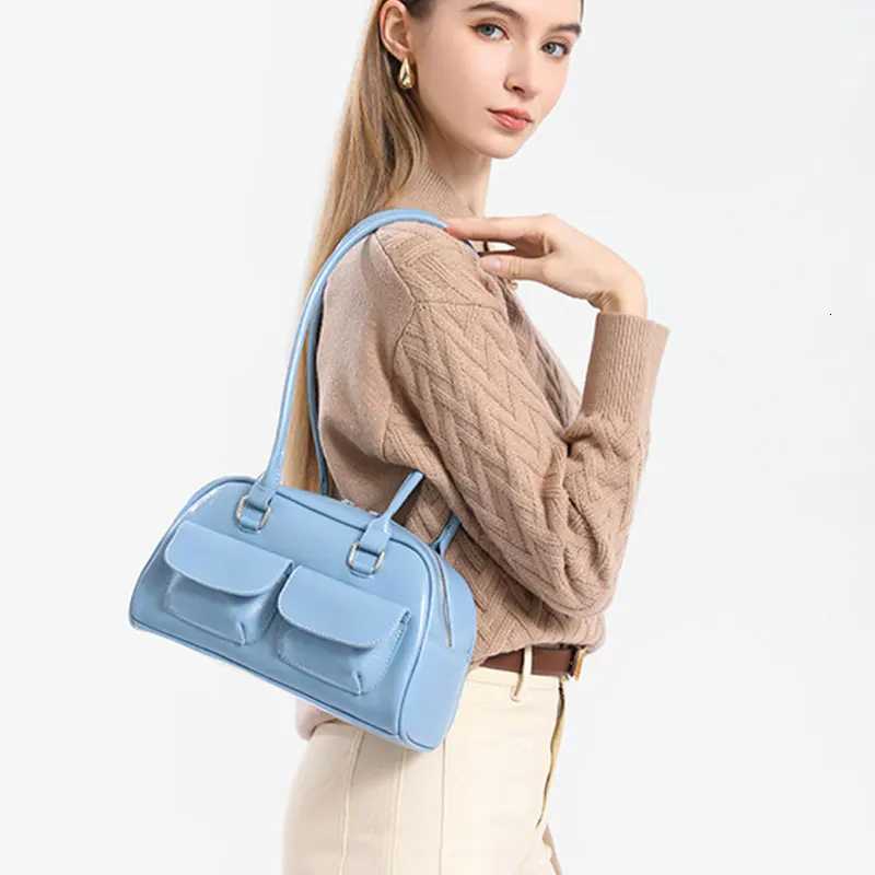 New Womens Bag Luxury Designer Bowling Bags Fashion Women Shoulder Bag Vintage French Style Female Handbags WZ088 XJ250704