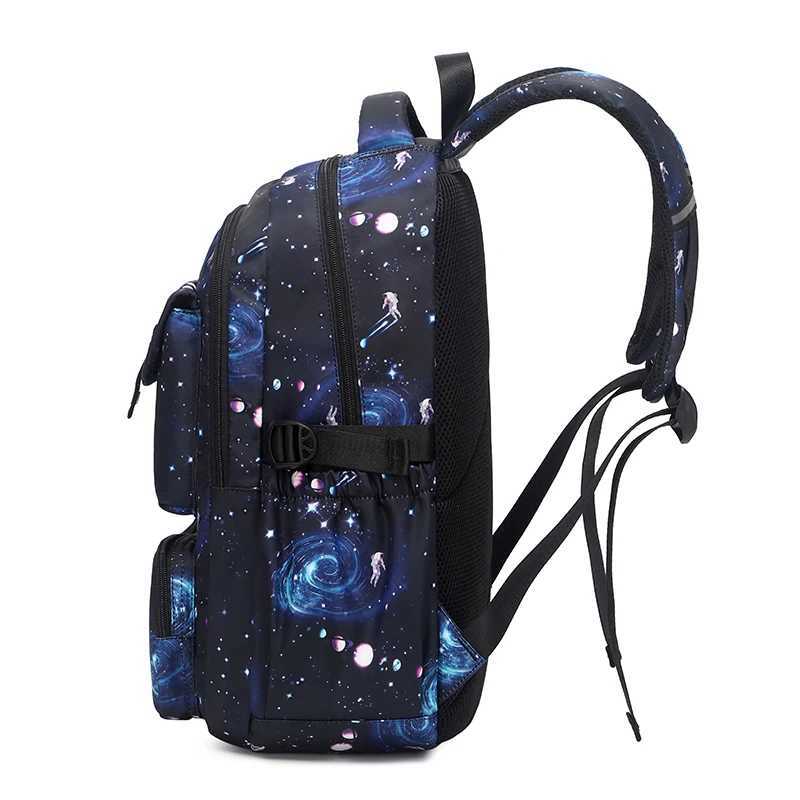 Childrens Schoolbag M Large Capacity Primary School Student Starry Sky Casual Backpack Junior High School Student Backpack Y250722