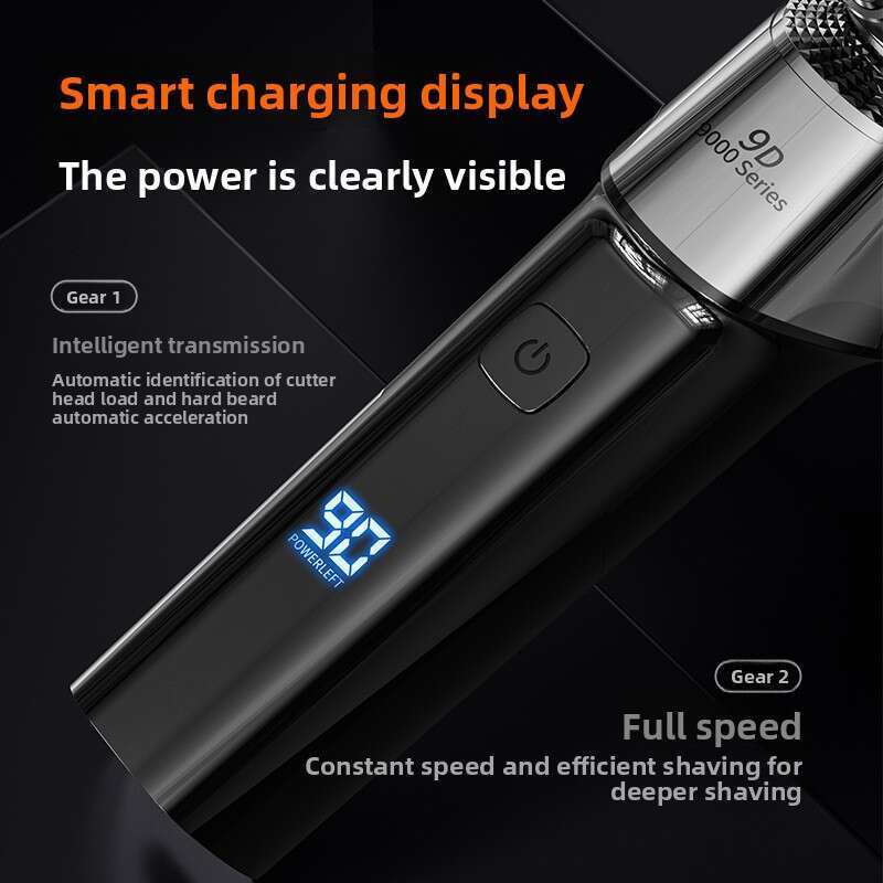 Electric Shaver for Men, Rechargeable Rotary Head, Washable Multi-Function Beard Trimmer, Ultra-Clean Razor