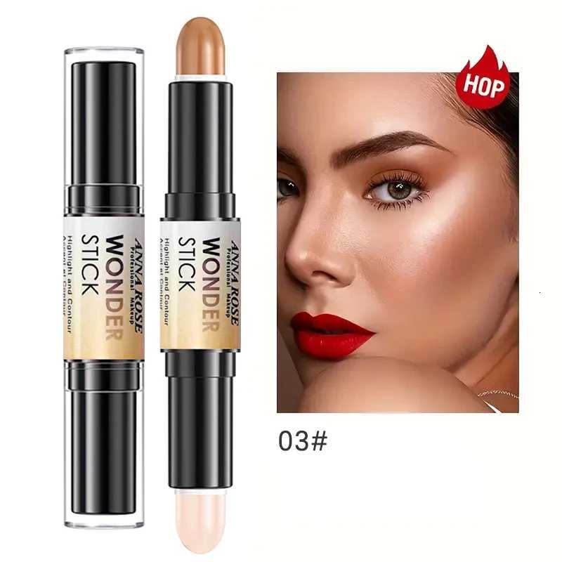 Double-headed Highlight Contour Stick Face Nasal Shadow Waterproof Long-lasting Multifunctional Makeup Pen W250722