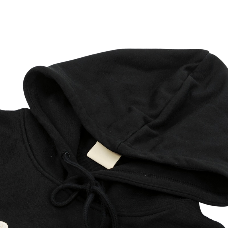 Customizable Hooded Sweatshirt with Embroidered Patterns - Soft Touch Fabric Daily dressing
