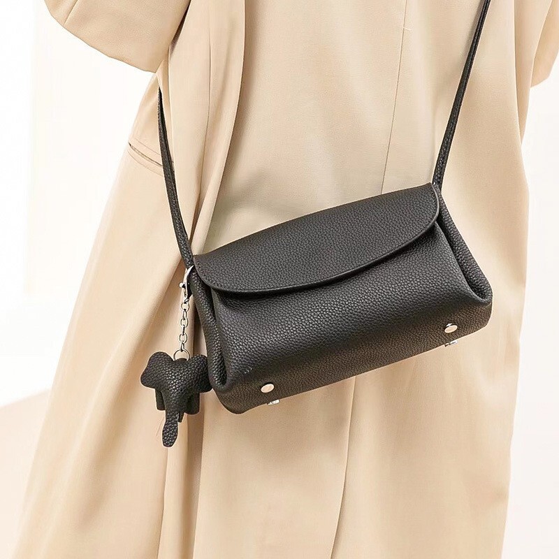 Summer new women's women's crossbody bag casual storage bag new designer bag niche commuting women's shoulder bag new lychee patterned 