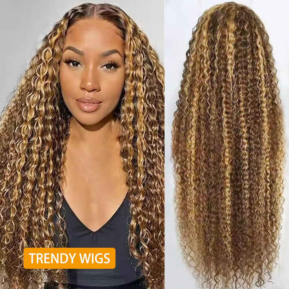 Elegant Full Head Coverage Blonde Human Hair Wig with Soft Tapered Edges