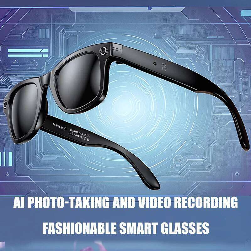 AI Translation Smart Sunglasses Men Women 2025 Video Recording Touch Glasses Sport Bluetooth Call Headphones Anti-Blue Eyewear
