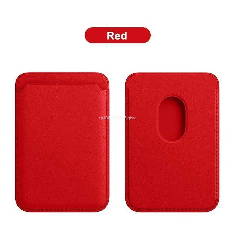 Men Leather Card Wallet Women Phone Magsafe Magnetic Credit Card Holder Bag Case Macsafe Wallet Card Phone Cover Bag Accessories G250722