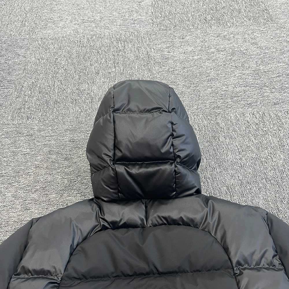 Wave Puffer Jacket Black Warm Mens Thick Winter Hoodie Casual Fashion Down Jacket Streetwear Clothing W250722