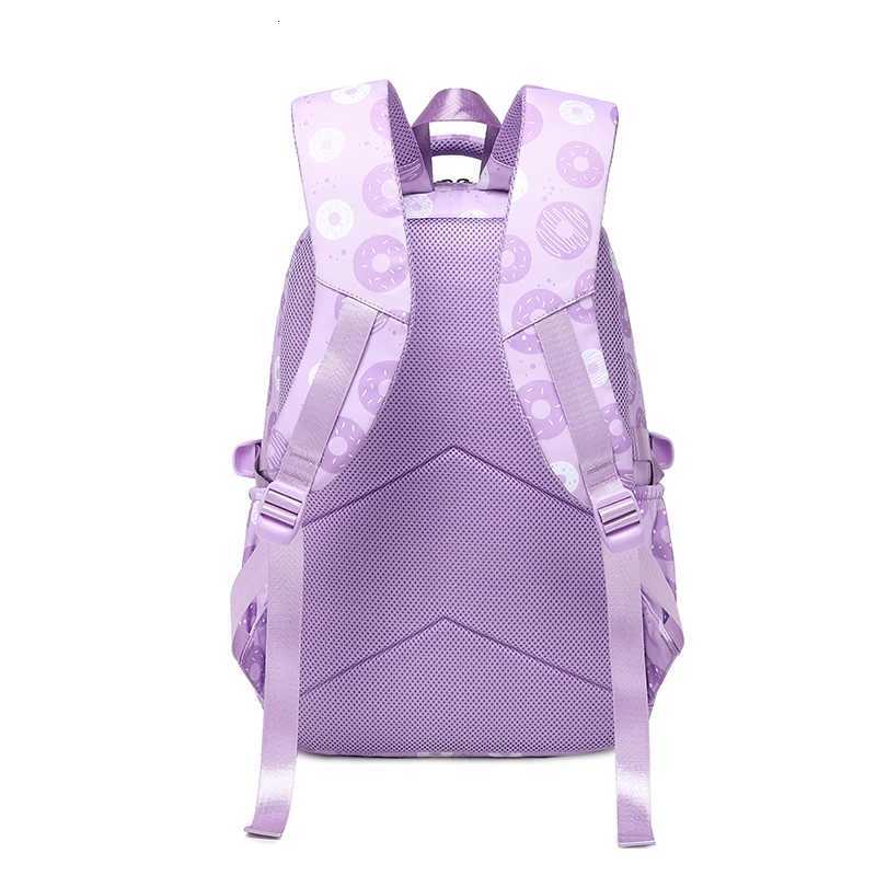 Large-Capacity Student Schoolbag Girls Lightweight Waterproof Backpack Cute Lightweight Simple Printed Three-Piece Backpack Y250722