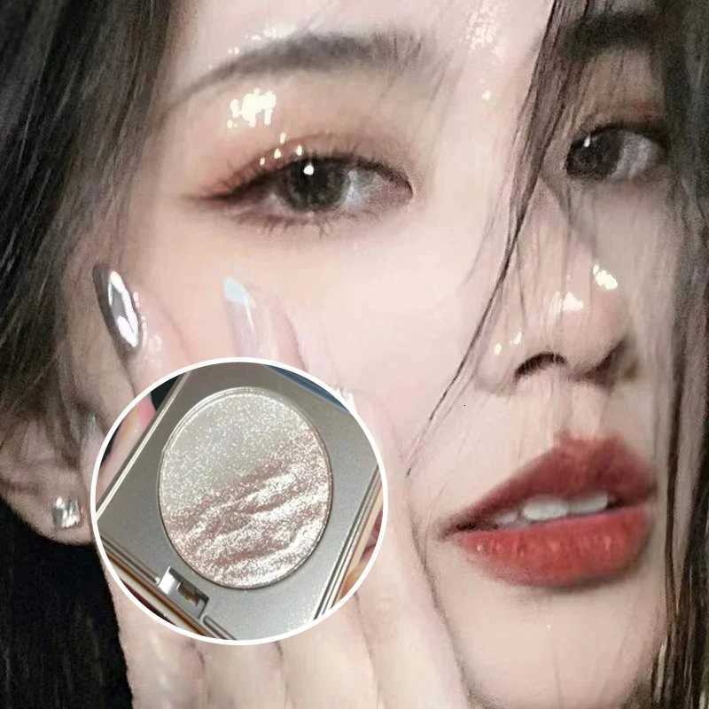 Two-color Contour Highlight Plate Shimmer Fine Flash Glitter Powder Shadow All-in-one Dual-use Lasting Shiny Palette W250722