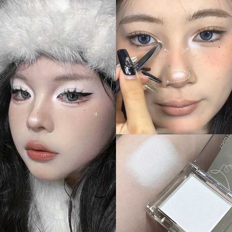 Monochrome Glitter Matte Eyeshadow Palette Blue Pigment Shimmer High Gloss Lasting Brightening Mashed Potato Shadow W250722