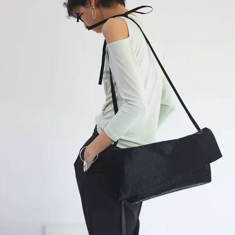 Large Capacity Handbag Oil Leather Big Shoulder Bag Crossbody Bags For Women High Quality Black bolsas de mujer purse