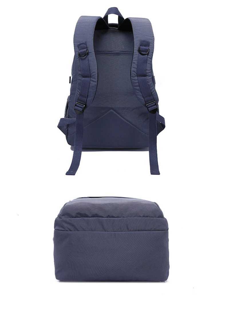 4 Large Capacity Nyl Men Wen Laptop Backpack Lightweight Waterproof Schoolbag Travel Bag Green Blue Red Black M2303 Y250722