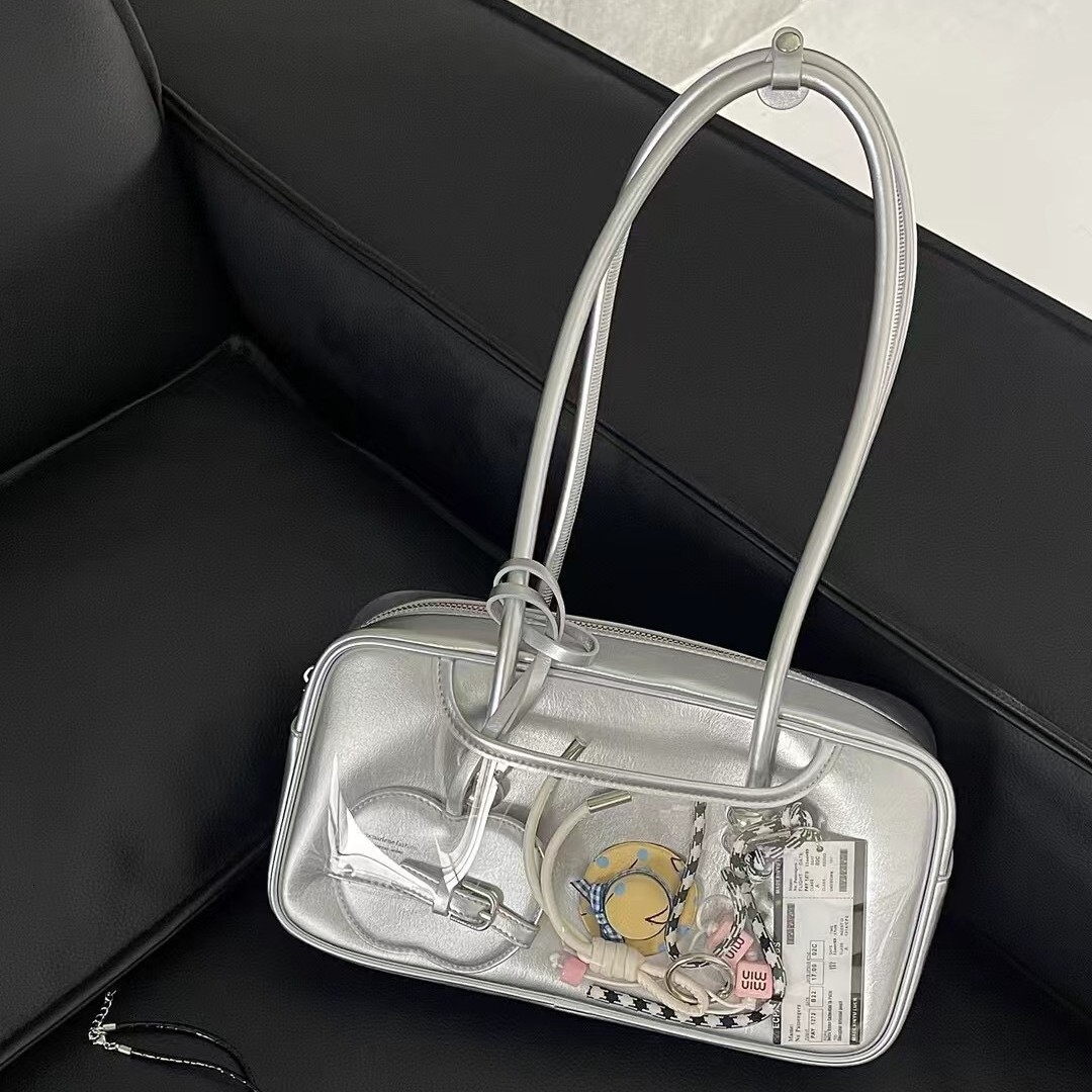 Free shipping designer bag 2025 Niche Underarm Long Handle Pain Bag New Fashion Boston Pillow Women S Bag Handbag Crossbody Bag