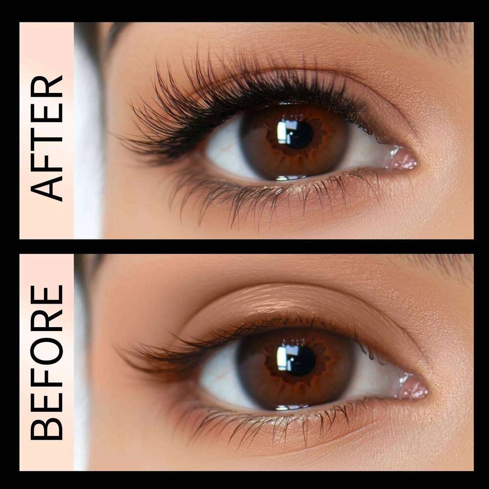 QIC High-heeled Shoes Mascara 3D Fiber Mascara, Long Black Volumizing Eyelash Extension, Waterproof Eye Makeup Tool X250722