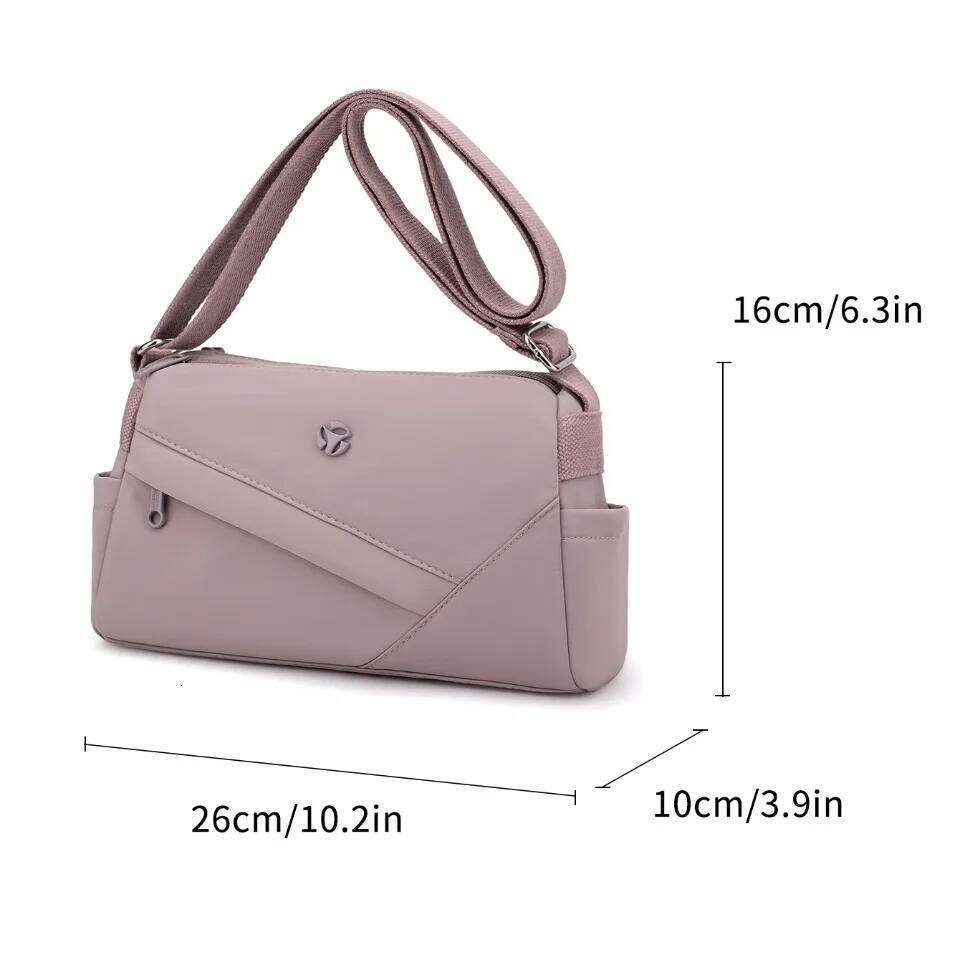 Travel Bag Waterproof Nylon Shoulder Crossbody For Handbags Women Bags Designer Two Layers Summer Sac