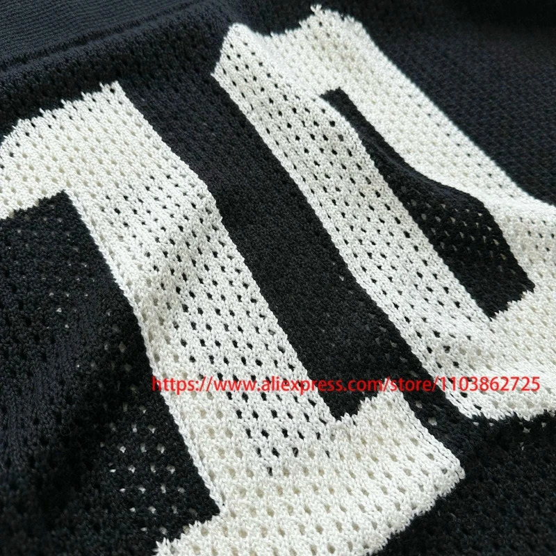 High Street ASK Knitted Sweater Top Quality Hollow Out Patchwork Alphabet Slogan Jacquard Loose ASK Knitted Jumper 250717