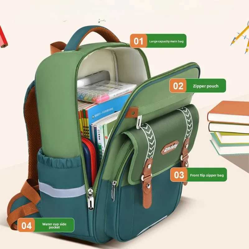 Waterproof Children School Bags Girls Boys Primary School Backpack Orthopedic Backpack Schoolbag Kids Book Bag Mochila Infantil Y250722