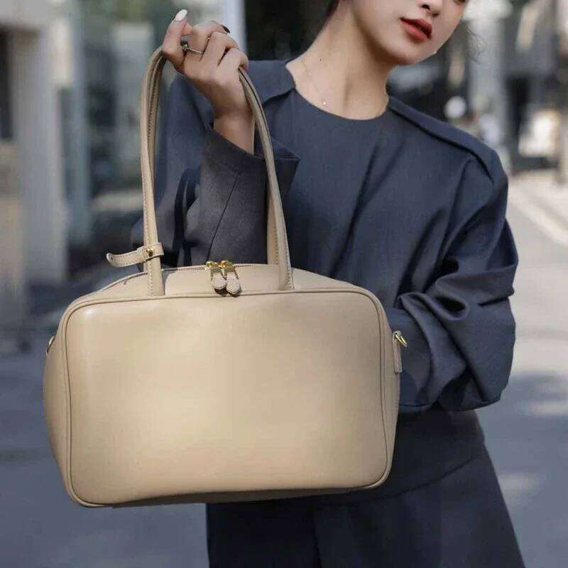 Cowhide Women Shoudler Coffe Bags Desiger Brand Leather Ladies Crossbody Large Brown Bag Female Apricot Handbags Black