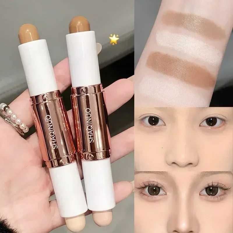Highlighting Bronzer Stick Face Brightening Shaping Concealer Pencil 3D Long Lasting Corrector Nose Shadow Contouring Cosmetics W250722