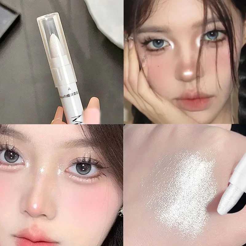 1pc Shimmering Highlight Stick Glitter White Eyeshadow Pencil for Bright Eyes Dazzling Effect Makeup Highlighter Pencil W250722