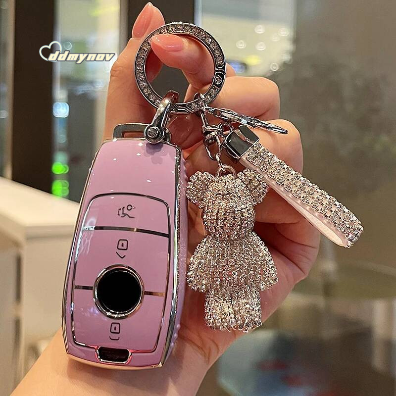 New TPU Car Remote Key Case Cover Shell Fob For Mercedes Benz A C E S G Class GLC CLE CLA GLB GLS W177 W205 W213 W222 X167 AMG ddmynov