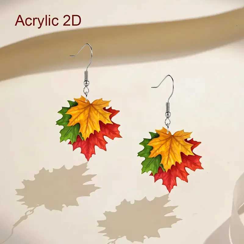 Vintage Vacation Style Acrylic Dangle Earrings Fashionable Mle Design Iron Ear Needle Non-Plated Chic Drop XJ250722