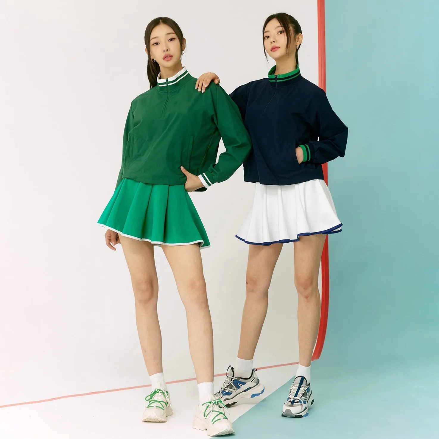 O635 Women's Outdoor Sports Sunscreen Jacket Running Yoga Fitness Fashion Tennis Skirt in Spring and Summer