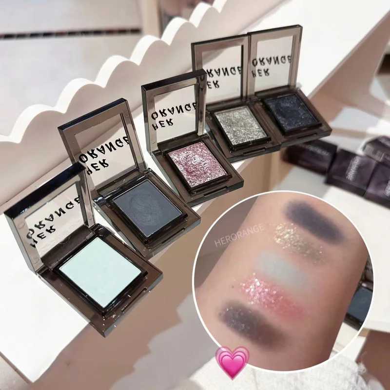 Chameleon Green Eyeshadow Metallic Smoky Monochrome Eyeshadow Palette Matte and Glitter Earth Gray Multicolor Eye Makeup W250722