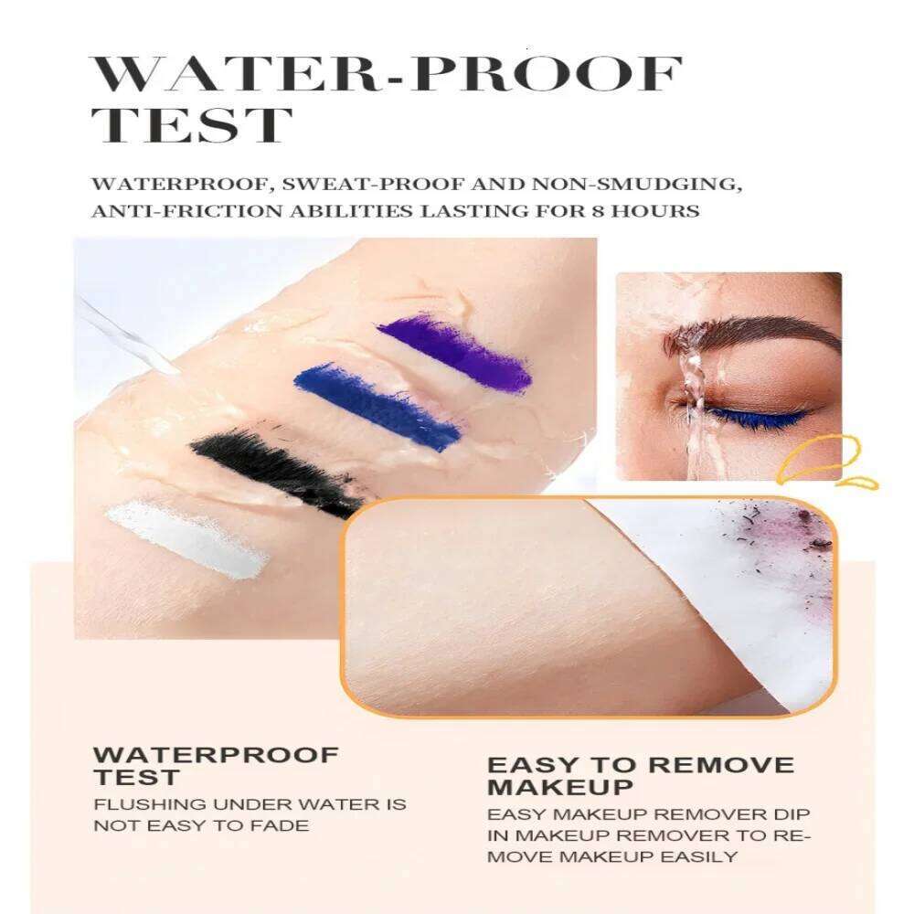 lti-Colored Lady Mascara - Fast-Drying Long-Lasting Waterproof Non-Caking Extension Curl Volume Eyelashes Cosmetics X250722