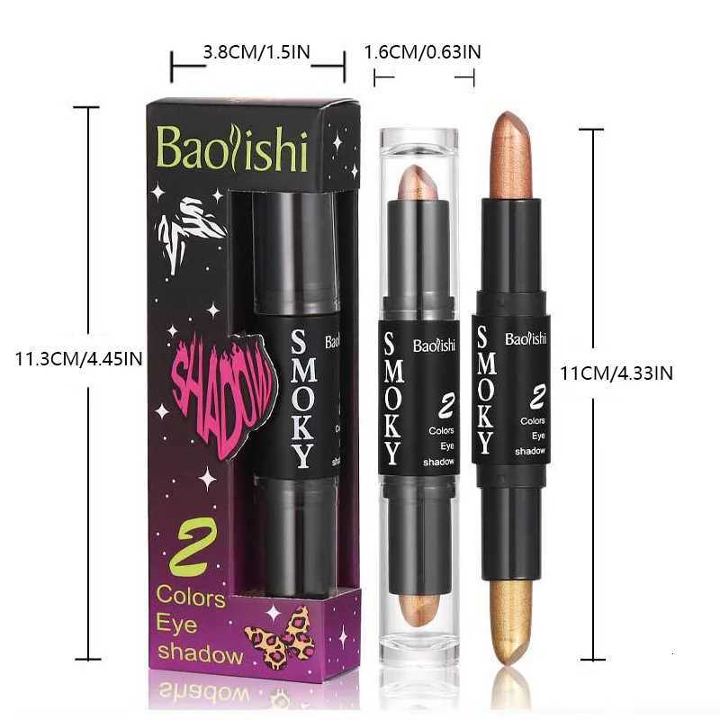 Two Color Overlapping Double Head Eyeshadow Pen Waterproof Durable And Easy To Apply Eye Makeup W250722
