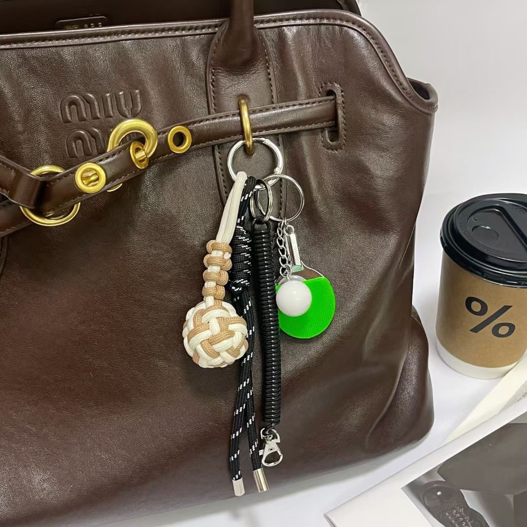 Bag Charms Unique Heart Charm Keychain - Stylish Women's Bag Accessory & Purse Decor