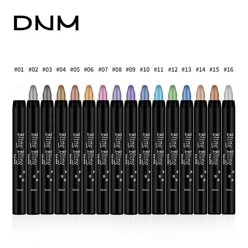 16 Colors Bling Eyeshadow Pen Eyeshadow Stick Eyeshadow Palettes for Women Bling Silkworm Pen Shimmering Eyeshadow Glitter Pencil W250722