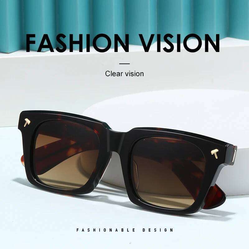 2025 new Brand vintage Quentin Sun glasses Men Women Sunglass Driving Sunglasses Fashion Male Acetate UV400 eyeglasses